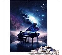 Puzzle per bambini Uomo che suona il pianoforte Puzzle per adulti Puzzle in cartone da 1000 pezzi per bambini dai 12 anni in su Set regalo per adulti Adolescenti Dimensioni bambini (26 x 38 cm)