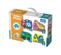 Puzzle per bambini Veicoli da costruzione 4 in 1