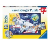 Puzzle per bambini Viaggio nello spazio (2x 24 pezzi) 1 St