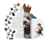 Puzzle per cani, puzzle per alleviare lo stress, intricati pezzi a forma di animali, compito di pensiero in legno tagliato al , attività di rilassamento attento, decorativi per la casa