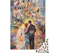Puzzle per celebrare i cinquant'anni, puzzle di cartone di alta qualità, giocattolo rilassante, per bambini adulti, regali di Natale, 1000 pezzi (75x50 cm)