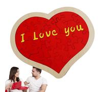 Puzzle per costruire il cuore,per costruire il cuore, Puzzle in ti amo, Mini di costruzione 3D a forma di per famiglia fai-da-te compleanno San per set di per decorazioni per la casa