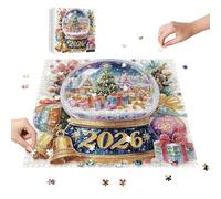 Puzzle per da vacanza, 1000 pezzi, 2026, gioco di carta artigianale, puzzle accattivante con design colorato, attività creativa per la casa di famiglia, bambini, principianti, adulti
