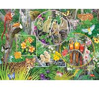 Puzzle per famiglie Incanto della foresta pluviale 350 pezzi COBBLE HILL