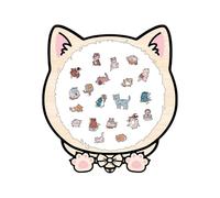 Puzzle per gatti, 135 pezzi, puzzle colorato con animali, gioco da tavolo con cornice, puzzle per lo sviluppo del cervello per ragazze, adulti, anziani, scuola materna, apprendimento per adolescenti