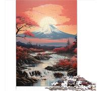 Puzzle per Giappone MT Fuji Puzzle da 1000 pezzi per adulti Cartone riciclato per adulti Puzzle da 1000 pezzi Puzzle educativo per l'apprendimento 1000 pezzi (26x38 cm)