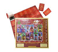 Puzzle per il conto alla rovescia per le vacanze - Formato carta, set di modelli stagionali, kit di costruzione creativo, costruttore di abilità di serie di puzzle lungo decorativo, formato