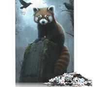 Puzzle per il guardiano del panda rosso, 1000 pezzi, puzzle per adulti, puzzle in legno per adulti e antistress, 1000 pezzi (75x50 cm)