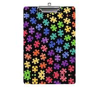 Puzzle per la consapevolezza dell'autismo Appunti formato A4 Divertente lavoro estetico Studiare Lettera Lavagna per appunti standard 12,5×8,5 in faesite per aula scolastica Bambini che scrivono dise