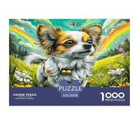 Puzzle Per La Famiglia «Carino Pomerania» 1000 Pezzi - Gioco Di Intelligenza E Abilità in Cartone Riciclato, Per Una Sfida Condivisa 52x38cm/1000pcs