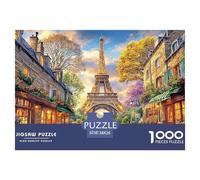 Puzzle Per La Famiglia «Torre Eiffel_ Parigi» 1000 Pezzi - Gioco Di Intelligenza E Abilità in Cartone Riciclato, Per Una Sfida Condivisa 38x26cm/1000pcs