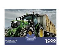 Puzzle Per La Famiglia «trattore» 1000 Pezzi - Gioco Di Intelligenza E Abilità in Cartone Riciclato, Per Una Sfida Condivisa 38x26cm/1000pcs