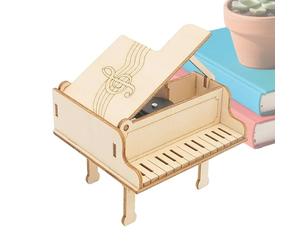 Puzzle per pianoforte, modello di strumento, fai da te, pianoforte meccanico, per bambini dai 7 ai 14 anni e ragazze, famiglia, donne, uomini, scuola, compleanno e Natale