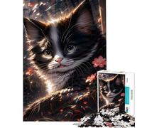 Puzzle per ragazzi 1000 Allegri Gatti Soffice Gioco Difficile e Sfida Gioco Rilassante Adatto a partire dai 14 anni (50x75cm)