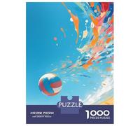 Puzzle Per Ragazzi 1000 Beach Volleyball Splash Puzzle Giochi Divertenti Decorazione Perfetta Offerta Come Regalo Per Tutta La Famiglia 38x26cm/1000pcs