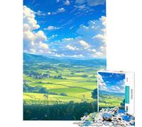 Puzzle per ragazzi 1000 campi verdi e lussureggianti Difficile e stimolante Gioco rilassante Adatto a partire dai 14 anni (38x26cm)