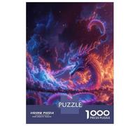 Puzzle Per Ragazzi 1000 Dragon Ruler of The Galaxy Puzzle Giochi Divertenti Decorazione Perfetta Offerta Come Regalo Per Tutta La Famiglia 70x50cm/1000pcs