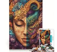 Puzzle per ragazzi 1000 Dualità della Bellezza, Gioco Impossibile, Attività per la Famiglia, Ideale come Regalo per Tutta la Famiglia 38x52cm