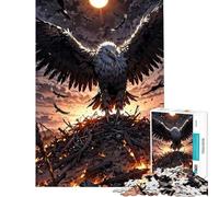 Puzzle per ragazzi 1000 Fire Eagle Reborn Difficile e impegnativo Gioco rilassante Adatto a partire dai 14 anni (38x26cm)