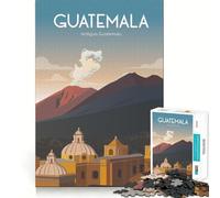 Puzzle per ragazzi 1000 Guatemala Antigua Vulcano Taglio preciso Gioco Rompicapo Regalo Gioco rilassante Regalo di Natale Arte (50x75cm)