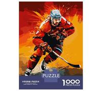Puzzle Per Ragazzi 1000 Ice Hockey Player Puzzle Per Ragazzi Giochi Rilassanti Modelli Da Assemblare Offerta Come Regali Per Tutta La Famiglia 70x50cm/1000pcs