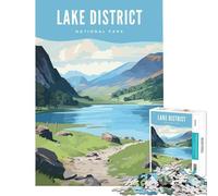Puzzle per ragazzi 1000 Lake District National Park Gioco avvincente per coltivare la pazienza Gioco rompicapo Difficile Regalo di compleanno (Dimensioni 75x50cm)