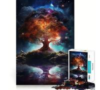 Puzzle per ragazzi 1000 pezzi Albero della Vita Taglio preciso Divertente Gioco creativo per la mente Rilassamento Divertimento Regalo di Natale artistico (50x75cm)
