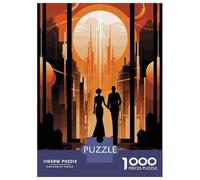 Puzzle Per Ragazzi 1000 Pezzi Art Deco New York Puzzle Per Adulti Gioco Pratico Sfida Difficile Ideale Come Regalo 70x50cm/1000pcs