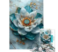Puzzle per ragazzi 1000 pezzi astratto Loto Kintsugi per gioco educativo Sfida Giocattolo Giochi per famiglie Corsa di velocità manuale Regalo di compleanno (Dimensioni 75x50cm)