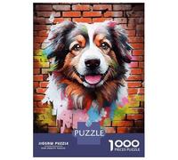 Puzzle Per Ragazzi 1000 Pezzi Aussie Dog Graffiti Puzzle Per Adulti Giochi Rilassanti Taglio Di Precisione Offerta Come Regalo Per Tutta La Famiglia 70x50cm/1000pcs
