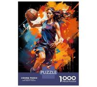 Puzzle Per Ragazzi 1000 Pezzi Basketball Player Art Print Puzzle Per Adulti Giochi Rilassanti Decorazione Da Parete Offerta Come Regalo Per Tutta La Famiglia 70x50cm/1000pcs