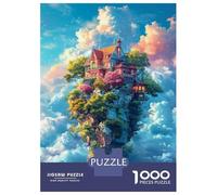 Puzzle Per Ragazzi 1000 Pezzi Fantasy Floating Island House Puzzle Per Adulti Giochi Rilassanti Decorazione Da Parete Offerta Come Regalo Per Tutta La Famiglia 38x26cm/1000pcs