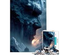 Puzzle per ragazzi 1000 pezzi Frozen Volto Gigante per gioco educativo Sfida Giocattolo Giochi per la Famiglia Corsa di Velocità Manuale Regalo di Compleanno (Dimensioni 75x50cm)