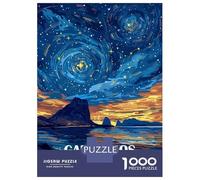 Puzzle Per Ragazzi 1000 Pezzi Galapagos Ecuador Starry Night Landscape Puzzle Gioco Rompicapo Un'opera D'arte Regali Unici Per Compleanno E Natale 38x26cm/1000pcs