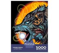 Puzzle Per Ragazzi 1000 Pezzi Hati The Moon Devourer Puzzle Per Adulti Gioco Pratico Sfida Difficile Ideale Come Regalo 52x38cm/1000pcs