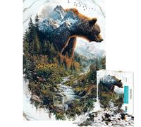 Puzzle per ragazzi 1000 pezzi Il Viandante Solitario Puzzle per ragazzi Giochi divertenti Taglio di precisione compleanno e altri compleanni (dimensioni 38x52cm)