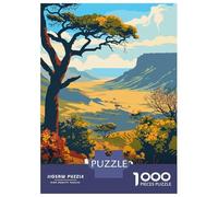 Puzzle Per Ragazzi 1000 Pezzi Madikwe Game Reserve South Africa Landscape Puzzle Giochi Rilassanti Difficile Difficile E Sfida 70x50cm/1000pcs
