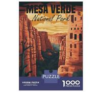 Puzzle Per Ragazzi 1000 Pezzi Mesa Verde National Park Puzzle Per Adulti Gioco Pratico Sfida Difficile Ideale Come Regalo 38x26cm/1000pcs