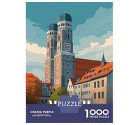 Puzzle Per Ragazzi 1000 Pezzi Munich Germany Travel Puzzle Per Adulti Giochi Per Famiglie Analisi E Logica Come Regali Per Tutta La Famiglia 38x26cm/1000pcs