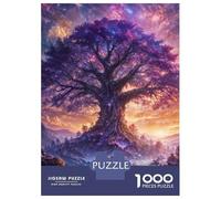 Puzzle Per Ragazzi 1000 Pezzi Norse Cosmic Tree of Life Puzzle Per Adulti Gioco Pratico Sfida Difficile Ideale Come Regalo 52x38cm/1000pcs