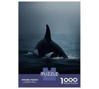 Puzzle Per Ragazzi 1000 Pezzi Orca Whale From The Depths Puzzle Per Adulti Gioco Pratico Sfida Difficile Ideale Come Regalo 52x38cm/1000pcs