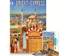 Puzzle per ragazzi 1000 pezzi Orient Express Taglio preciso Gioco rompicapo Regalo Gioco rilassante Regalo di Natale artistico (38x26cm)