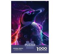 Puzzle Per Ragazzi 1000 Pezzi Penguin Space Animal Puzzle Per Adulti Giochi Rilassanti Decorazione Per La Casa Regali Unici Per Compleanno E Natale 52x38cm/1000pcs