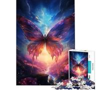 Puzzle per ragazzi 1000 pezzi Pianure Celesti Farfalla Divertimento da fare a casa Attività divertenti per migliorare la memoria Giochi divertenti Adatto a persone dai 14 anni in su 38x52cm