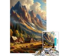Puzzle per ragazzi 1000 pezzi Romanticismo da dipingere V Impegnativo da completare Un'opera d'arte Giocattolo antistress Adatto dai 14 anni in su (38x26cm)