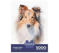 Puzzle Per Ragazzi 1000 Pezzi Shetland Sheepdog Puzzle Per Adulti Giochi Rilassanti Decorazione Per La Casa Regali Unici Per Compleanno E Natale 52x38cm/1000pcs