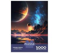 Puzzle Per Ragazzi 1000 Pezzi Sunset Over The Planets Puzzle Per Adulti Giochi Rilassanti Decorazione Per La Casa Regali Unici Per Compleanno E Natale 52x38cm/1000pcs