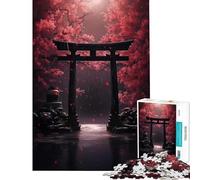Puzzle per ragazzi 1000 pezzi tema fantasy giapponese giochi rilassanti gioco intellettuale ottimi regali e giocattoli per attività in famiglia (dimensioni 38x52cm)