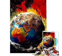 Puzzle per ragazzi 1000 pezzi Terra Fragile Tellus Puzzle per ragazzi Giochi divertenti Taglio di precisione compleanno e altri eventi (dimensioni 38x26cm)