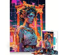Puzzle per ragazzi 1000 pezzi Tyche︰ Oracolo della fortuna Taglio preciso Divertimento Creativo Gioco per la mente Relax Divertimento Regalo di Natale Arte (50x75cm)